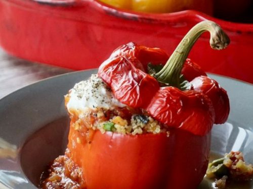 Stuffed-Red-Bell-Pepper-Recipe