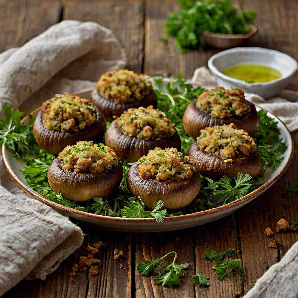 Stuffing-Stuffed Mushrooms Recipe