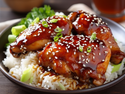 Teriyaki Glazed Baked Chicken Breast Recipe