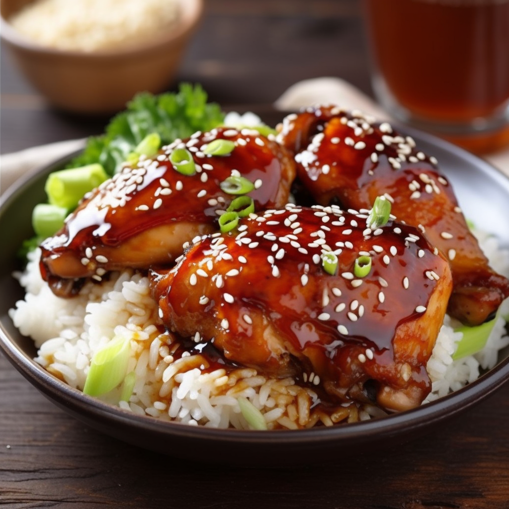 Teriyaki Glazed Baked Chicken Breast Recipe