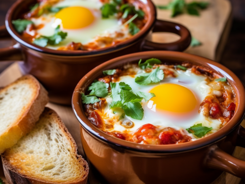 Tex Mex Baked Eggs Recipe