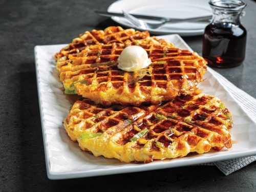 Thanksgiving Cornbread Waffles Recipe