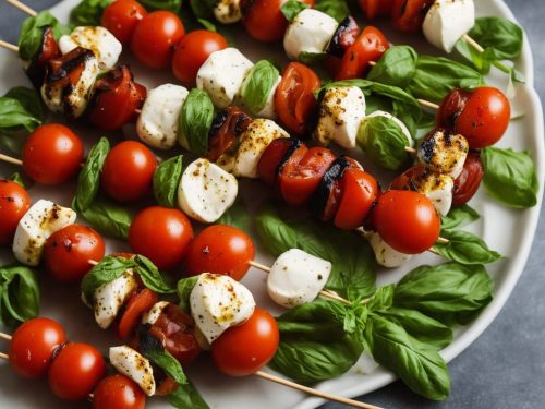 Trio's Caprese Skewers Recipe