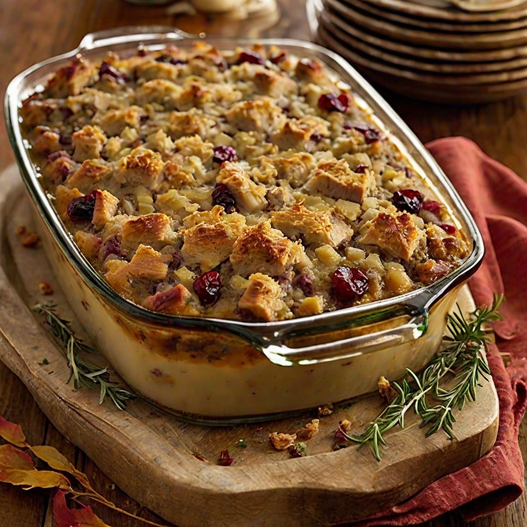 Turkey and Stuffing Casserole Recipe