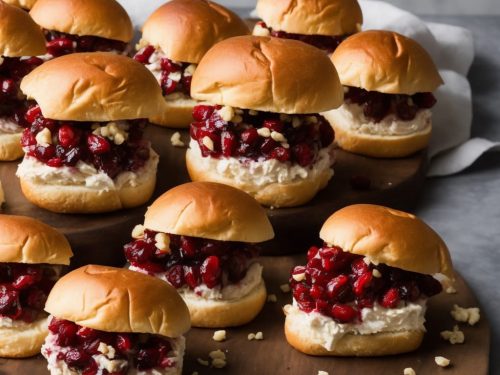 Turkey Cranberry Sliders Recipe