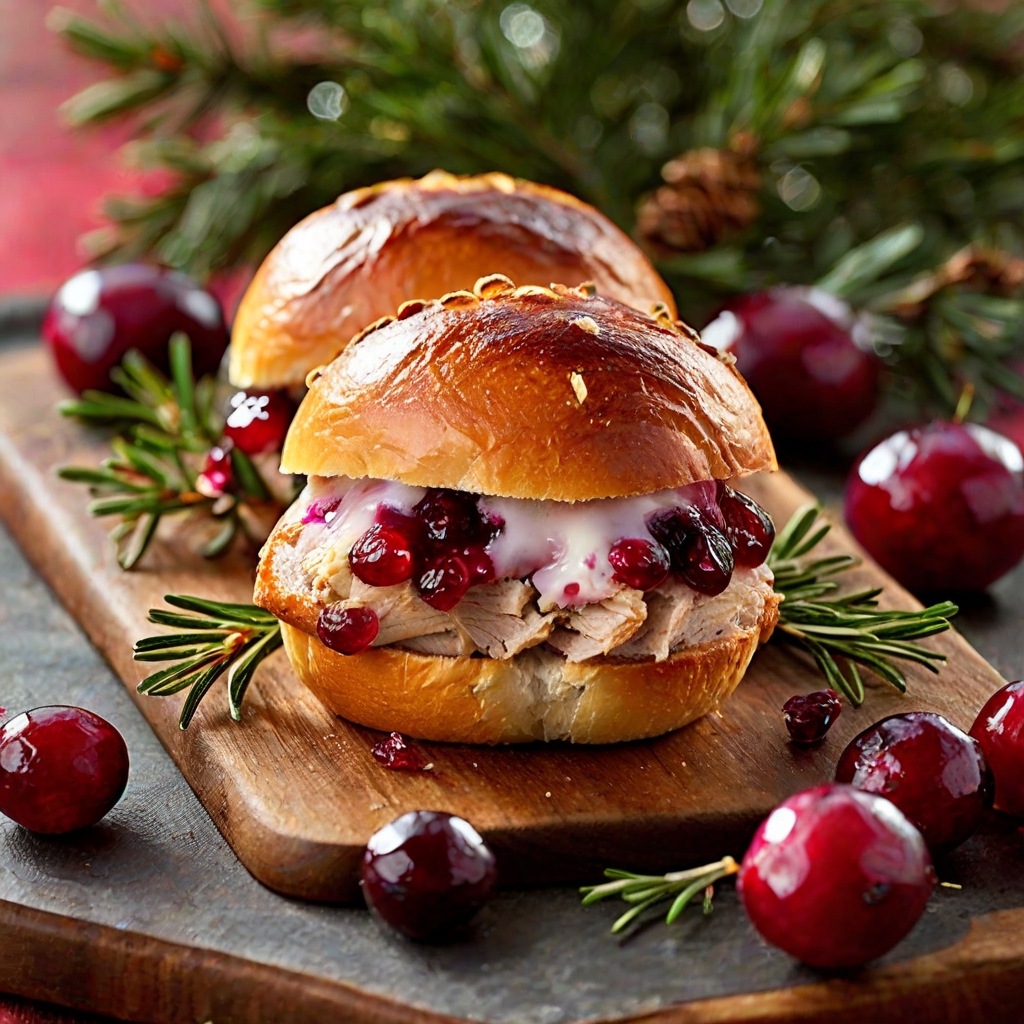 Turkey Cranberry Sliders Recipe