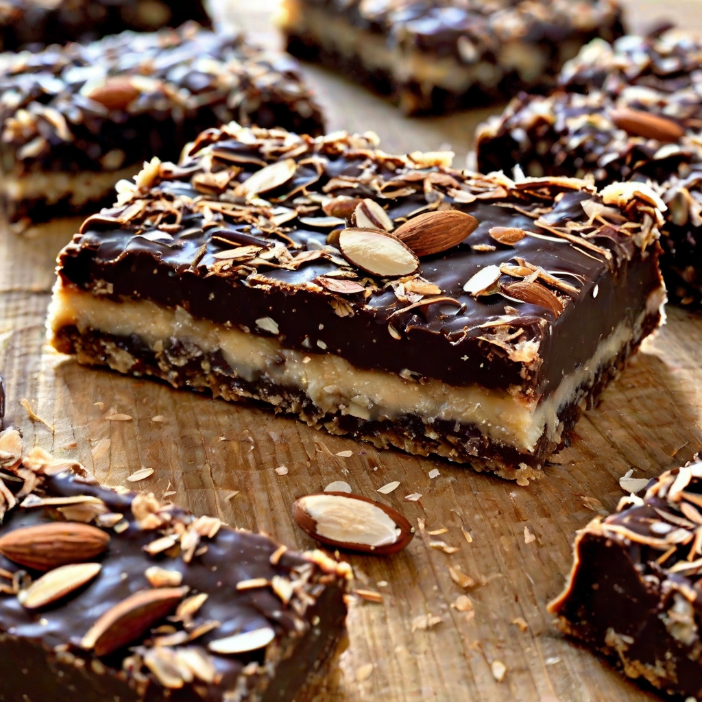 Vegan Almond Joy Bars