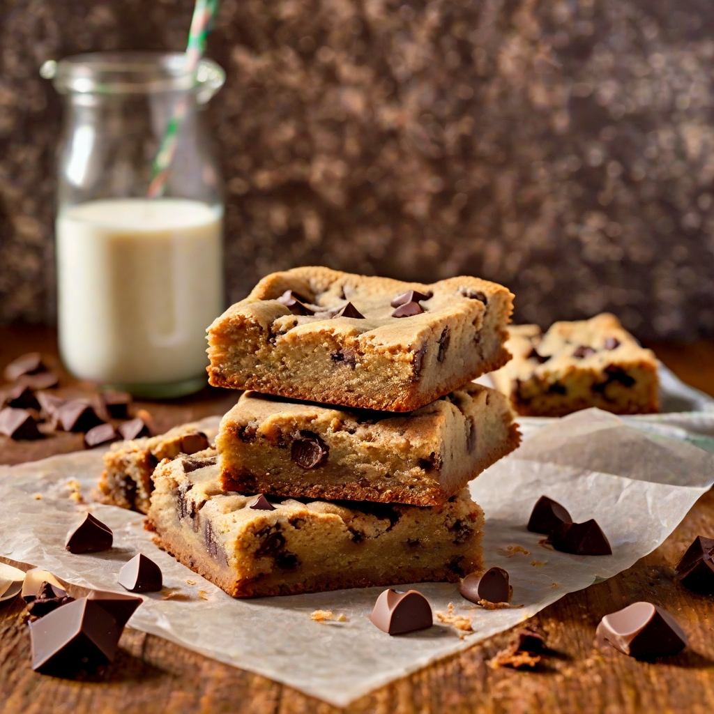 Vegan Chocolate Chip Blondies