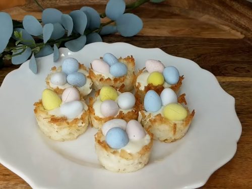 Vegan Easter Coconut Macaroon Nests Recipe