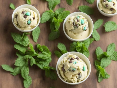 Vegan Easter Mint Chocolate Chip Ice Cream Recipe