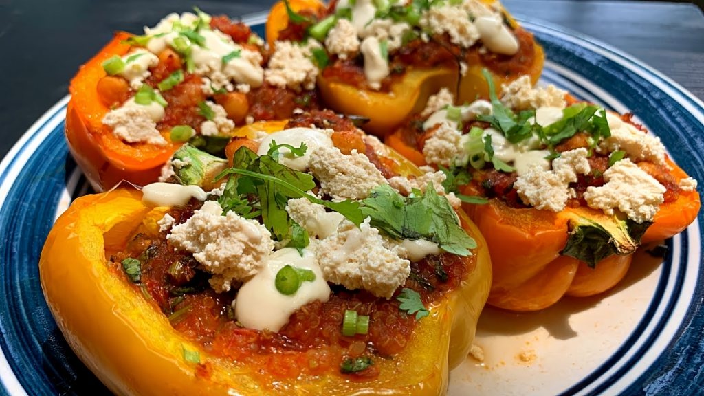 Vegan Easter Stuffed Bell Peppers Recipe