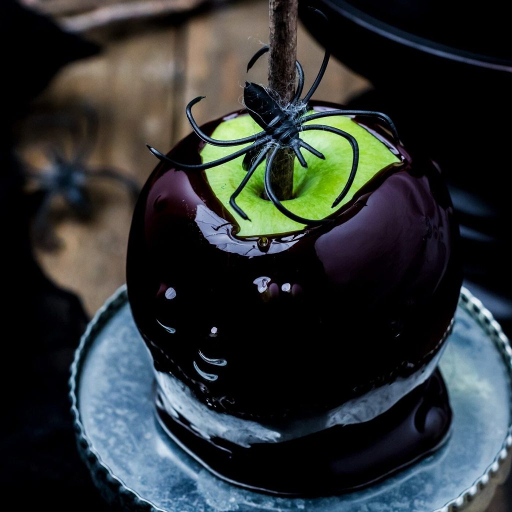 Vegan Halloween Candy Apples