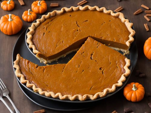 Vegan Halloween Pumpkin Pie