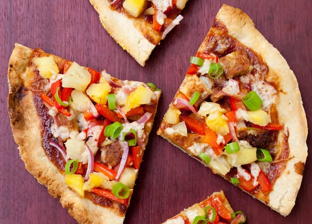 Vegan Hawaiian Pizza Recipe