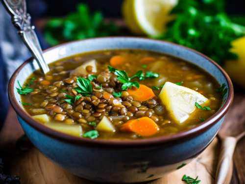 Vegan Lentil Soup Recipe