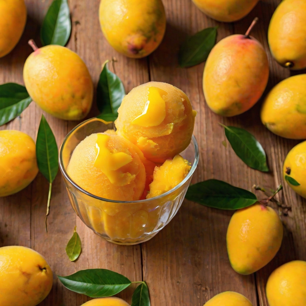 Vegan Mango Sorbet