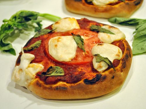 Vegan Margherita Pizza with Cashew Mozzarella