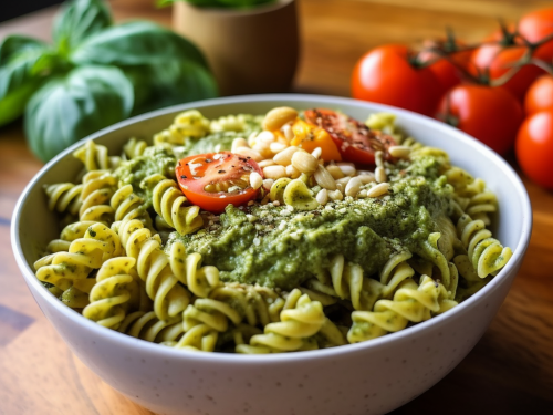 Vegan Pesto Pasta Recipe