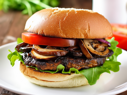 Vegan Portobello Mushroom Burger Recipe