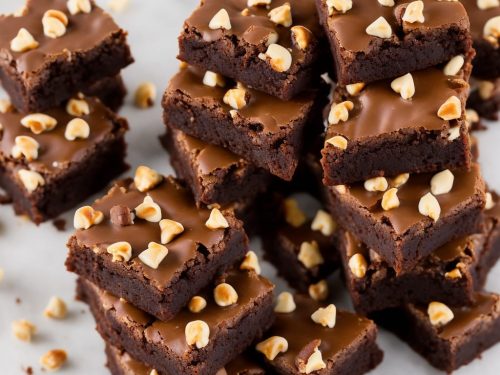 Vegan Salted Caramel Brownies