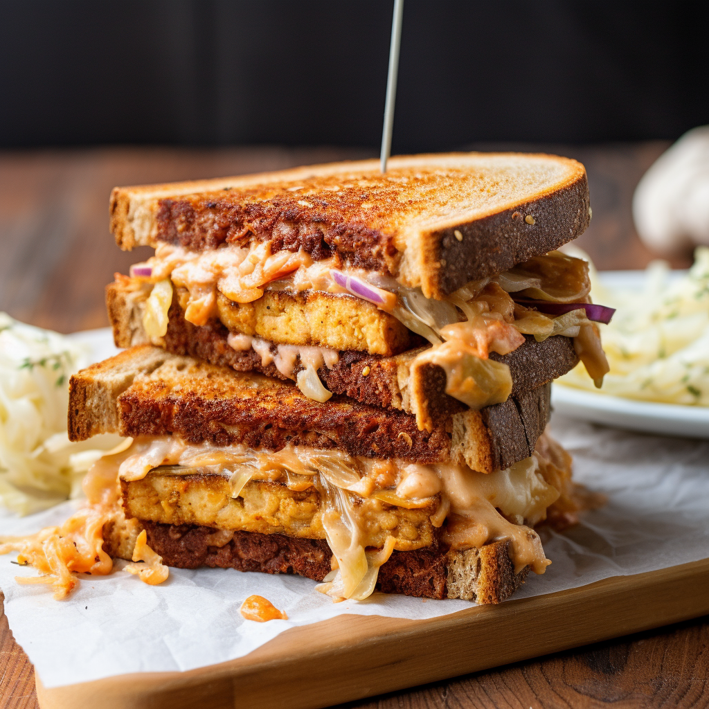 Vegan Tempeh Reuben Sandwich Recipe