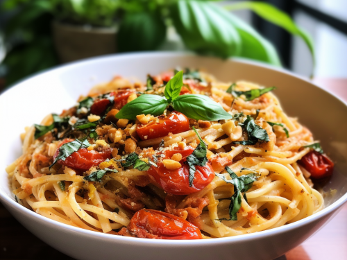 Vegan Tomato Basil Pasta