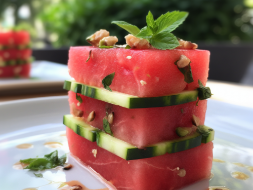 Vegan Watermelon Salad Recipe