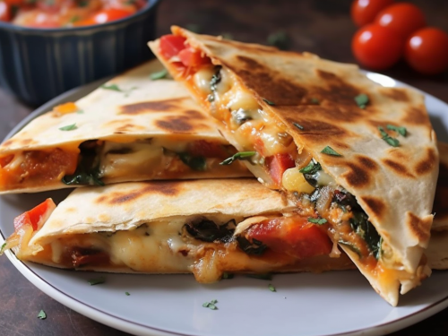 Vegetarian Breakfast Quesadilla Recipe