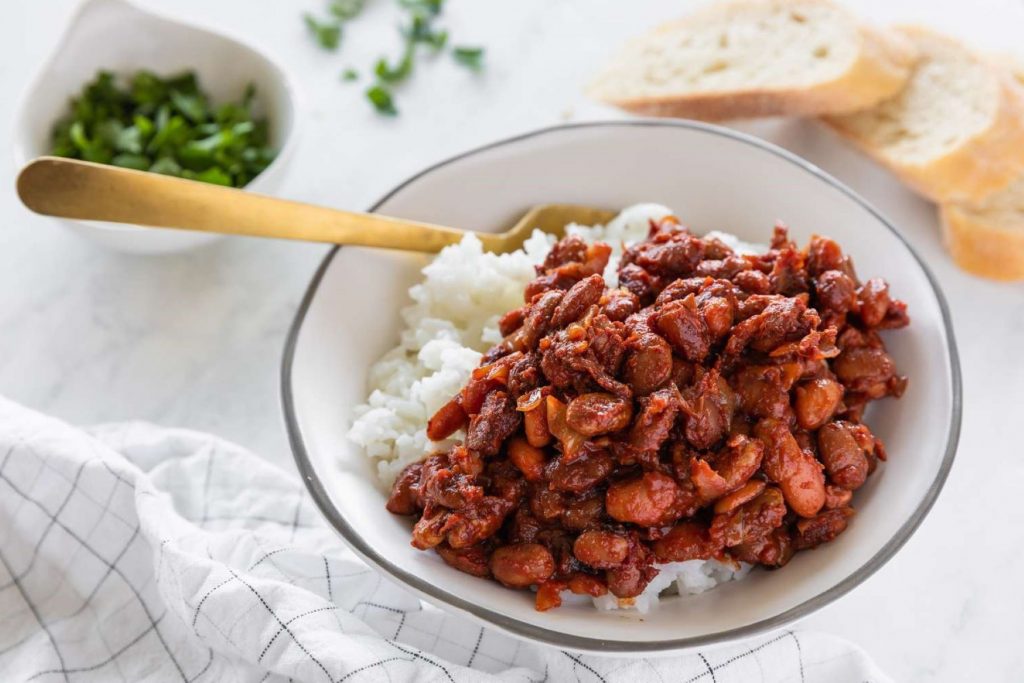 Vegetarian Crockpot Baked Beans Recipe