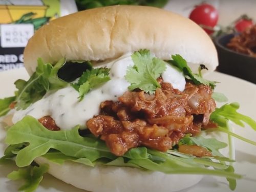 Vegetarian Crockpot BBQ Sandwiches