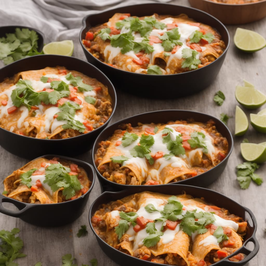 Vegetarian Crockpot Enchiladas Recipe