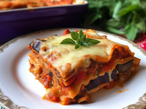 Vegetarian Eggplant Lasagna Recipe