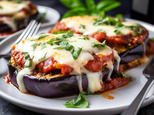 Vegetarian Grilled Eggplant Parmesan Recipe