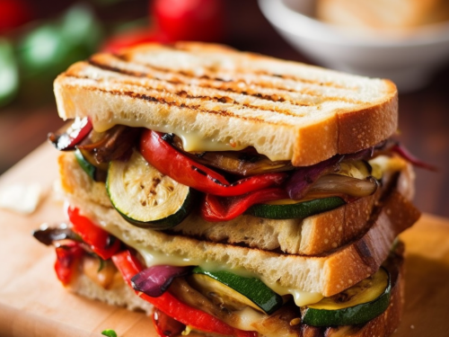 Vegetarian Grilled Vegetable Sandwich Recipe