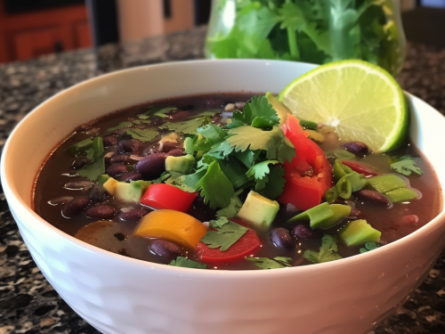 Vegetarian Instant Pot Black Bean Soup