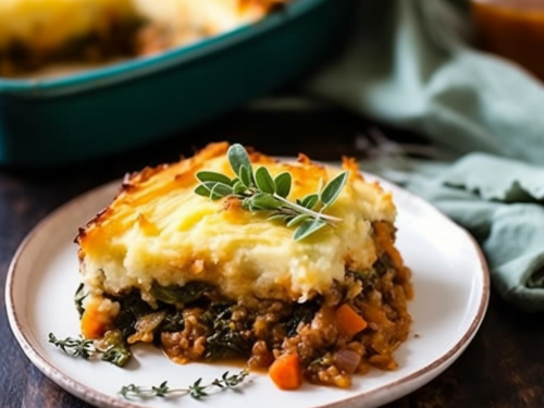 Vegetarian Lentil Shepherd's Pie Recipe