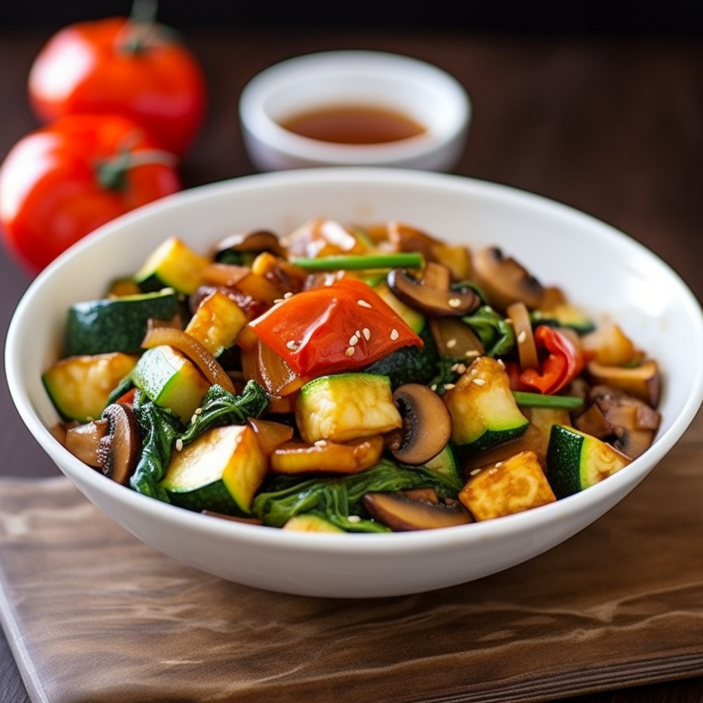 Vegetarian Low Carb Stir-Fry Recipe