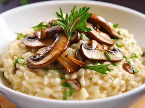 Vegetarian Mushroom Risotto Recipe