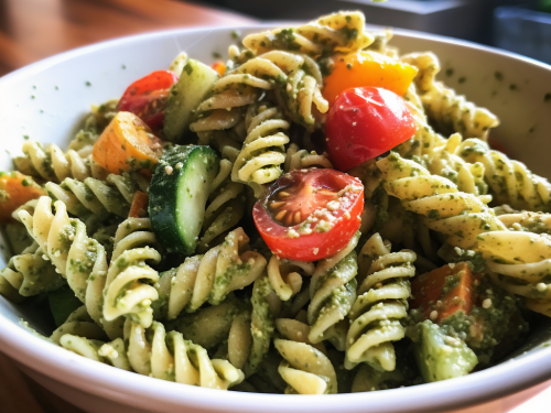 Vegetarian Pesto Pasta Recipe