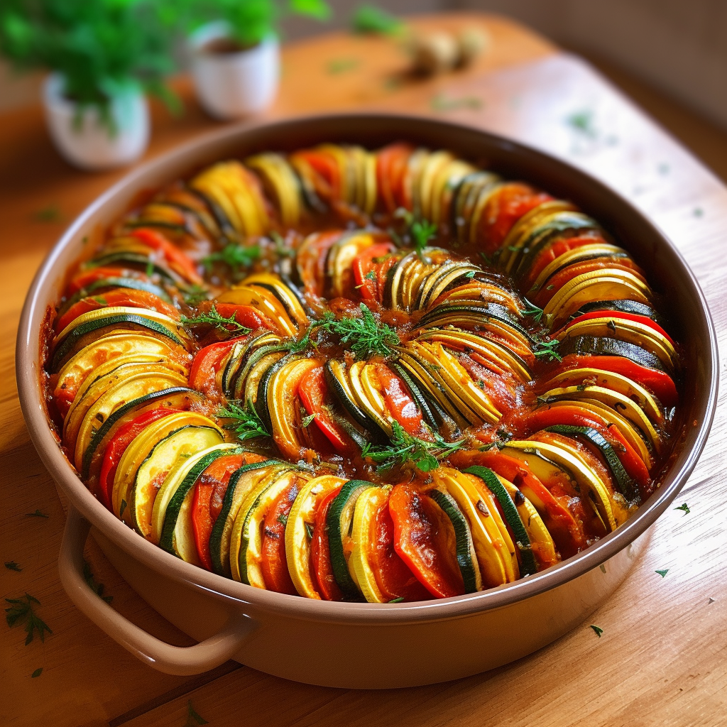 Vegetarian Ratatouille Casserole Recipe