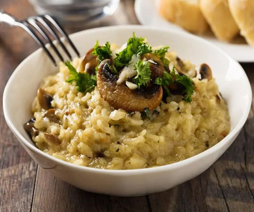 Vegetarian-Slow-Cooker-Mushroom-Risotto-Recipe