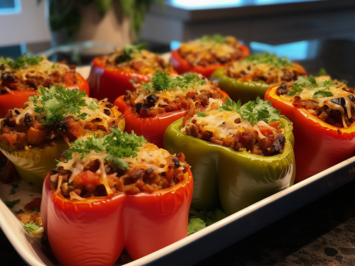 Vegetarian Stuffed Peppers Recipe