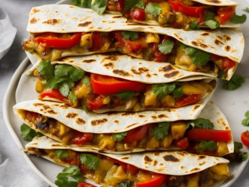 Veggie Fajita Quesadillas