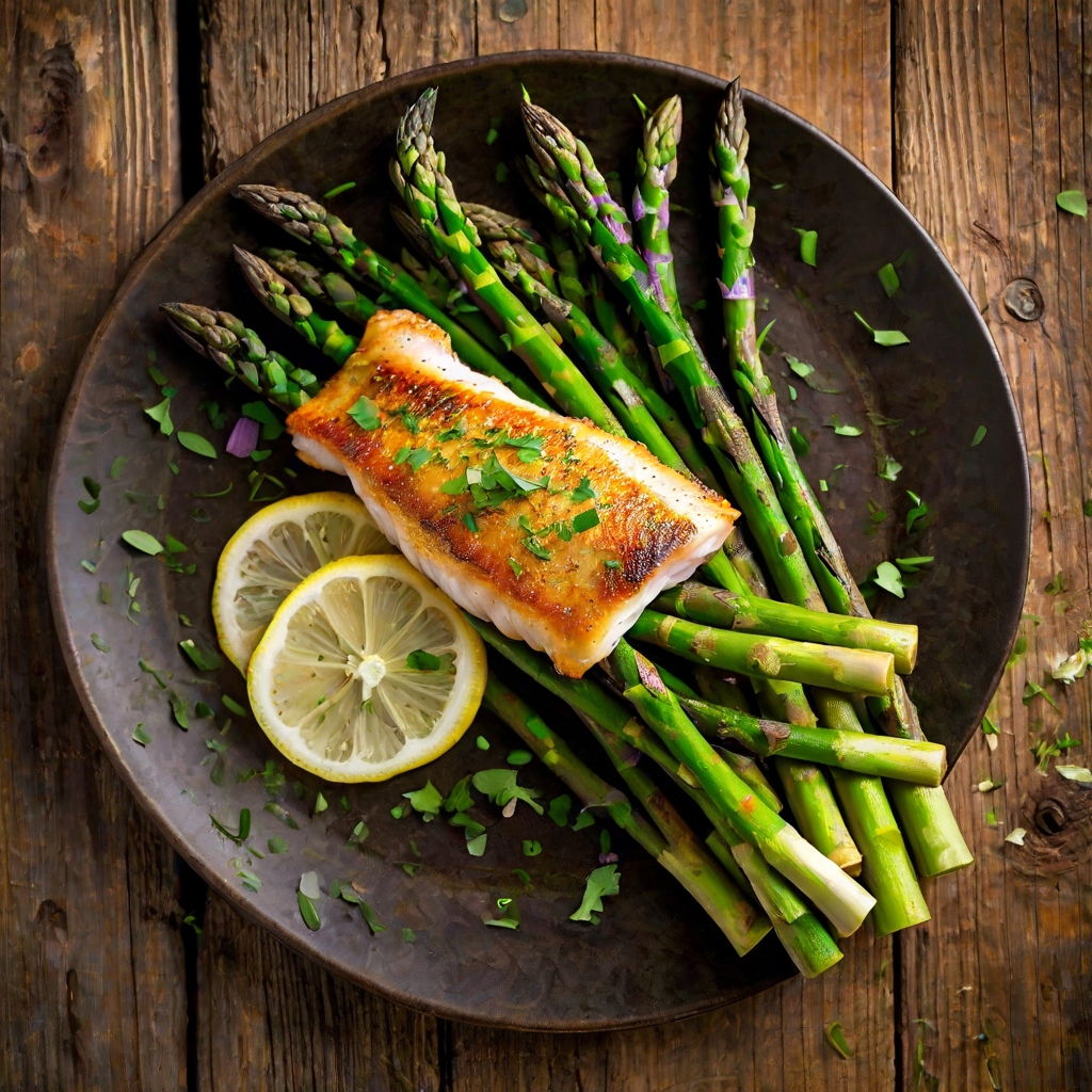 Walleye and Asparagus Bundles Recipe