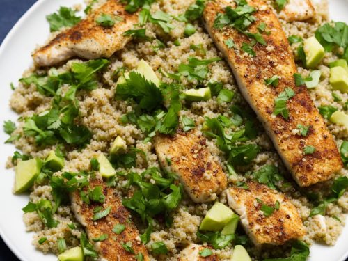 Walleye and Quinoa Salad