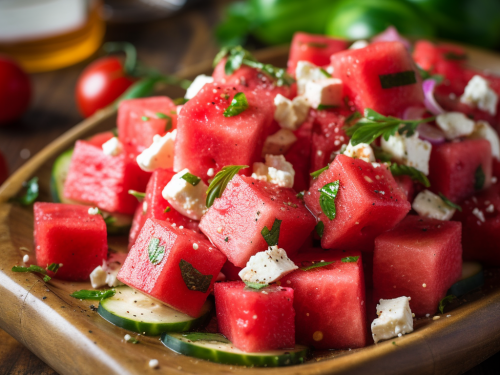 Watermelon and Feta Salad Recipe