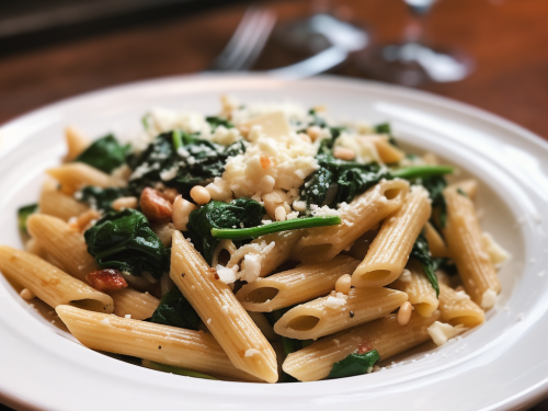 White Bean and Spinach Pasta Recipe