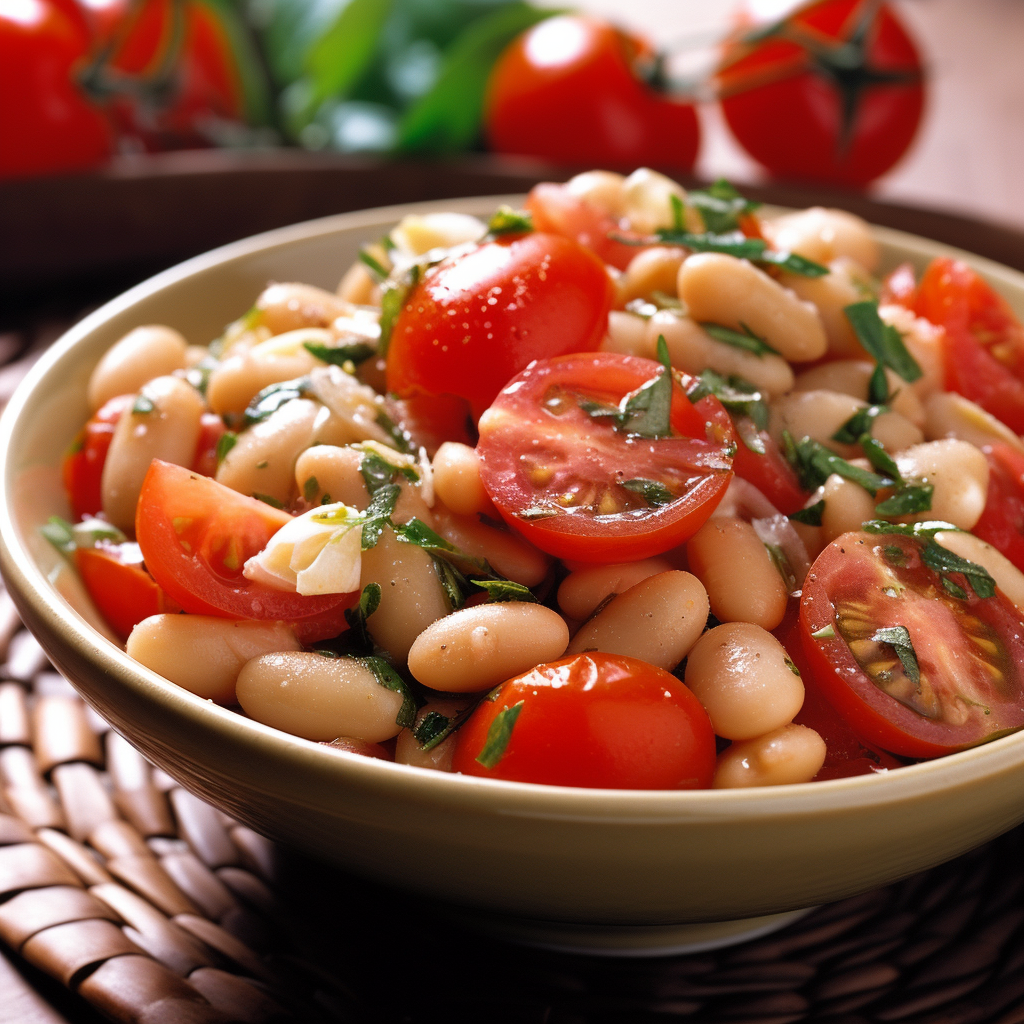 White Bean and Tomato Salad Recipe