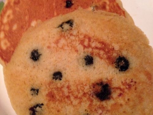 Whole Grain Blueberry Pancakes