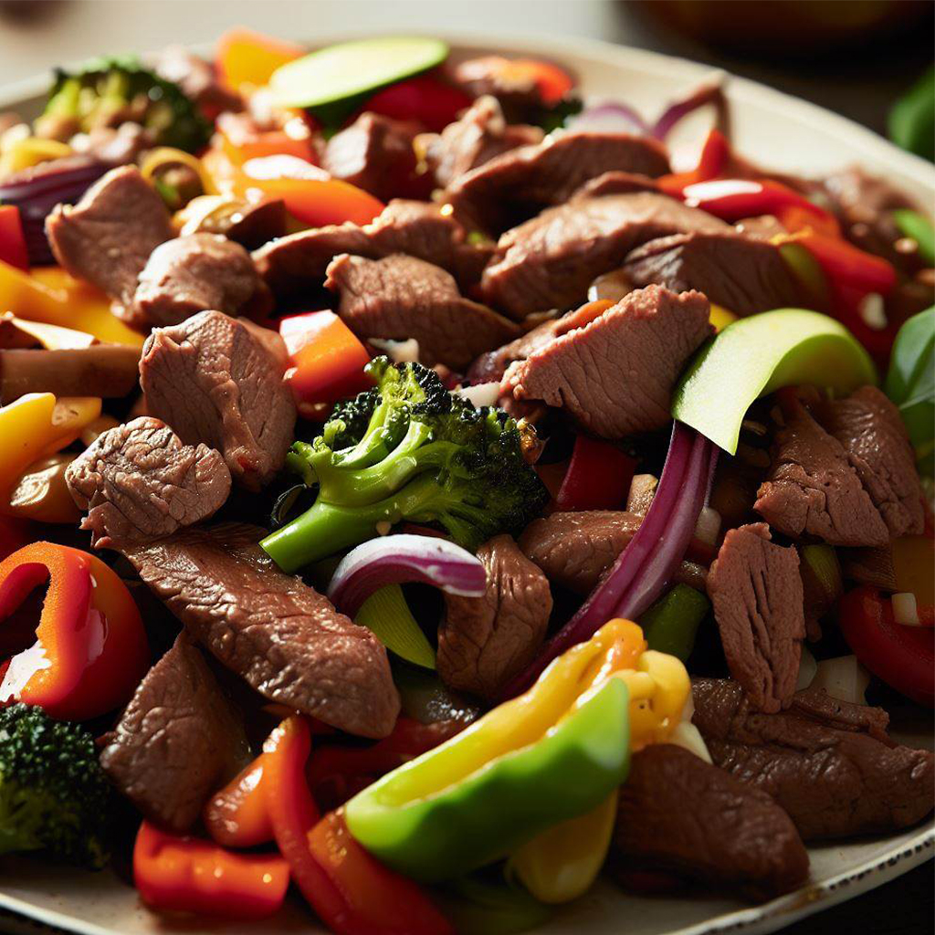 Bison and Vegetable Stir-Fry